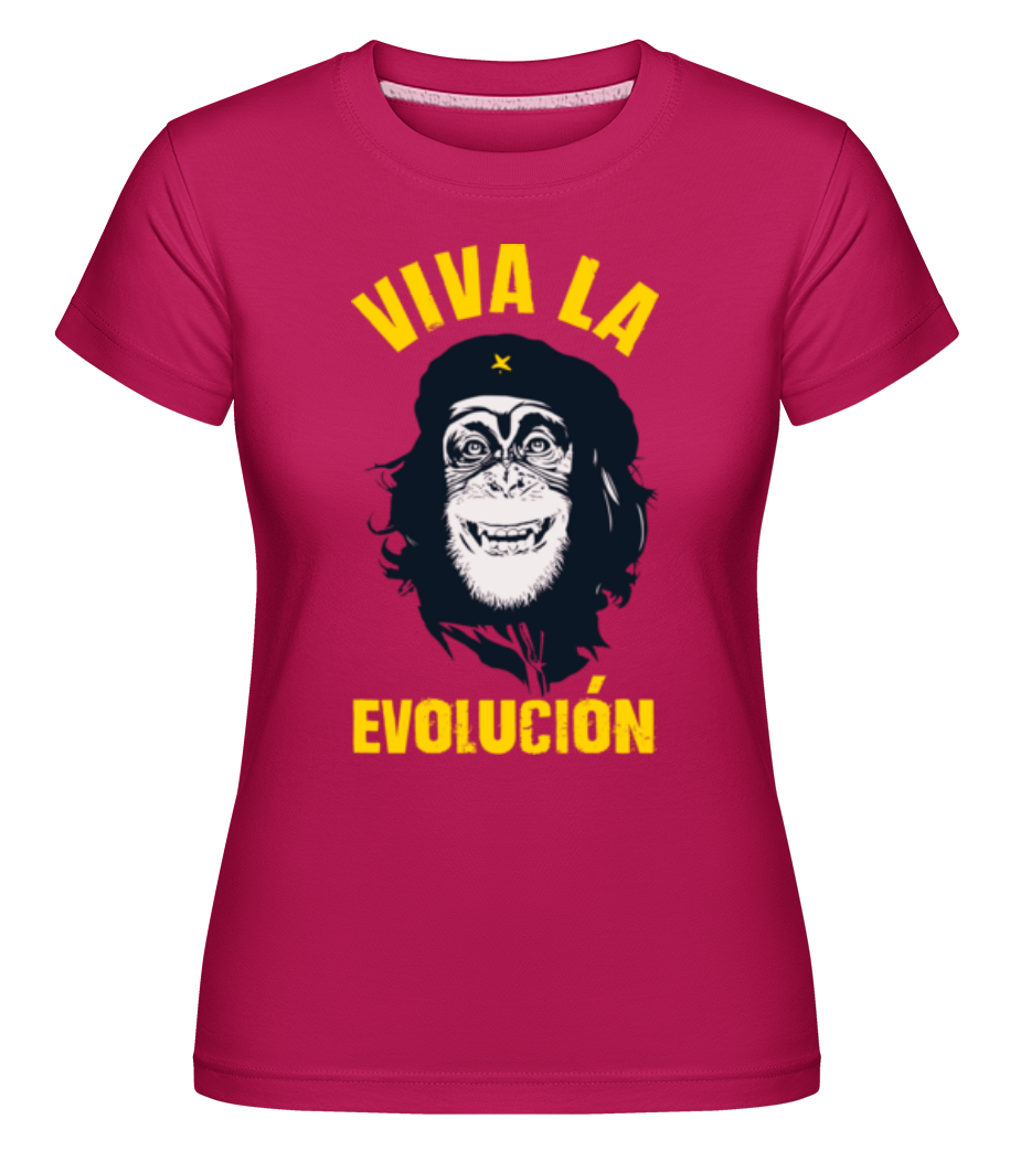 Viva La Evolucion -  T-shirt Shirtinator femme - Magenta - Devant