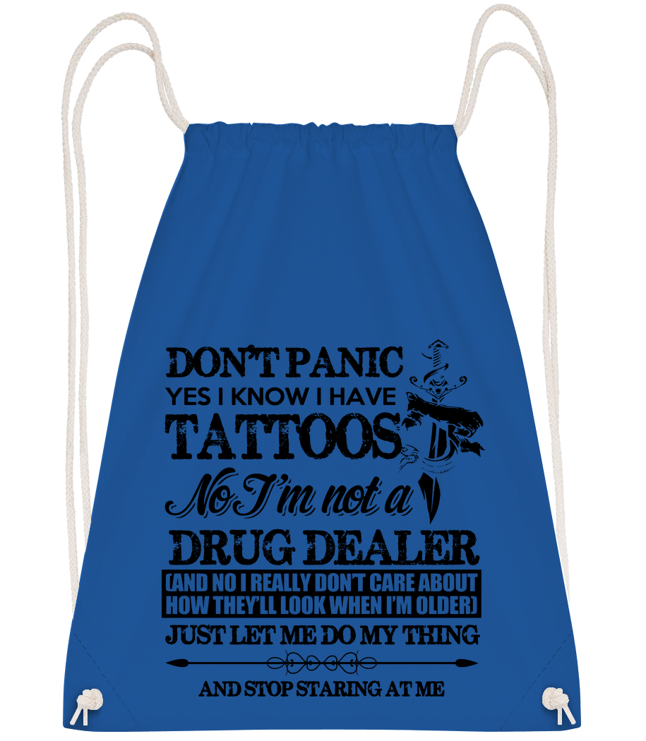 Tattoo Don't Panic · Sac à dos sport