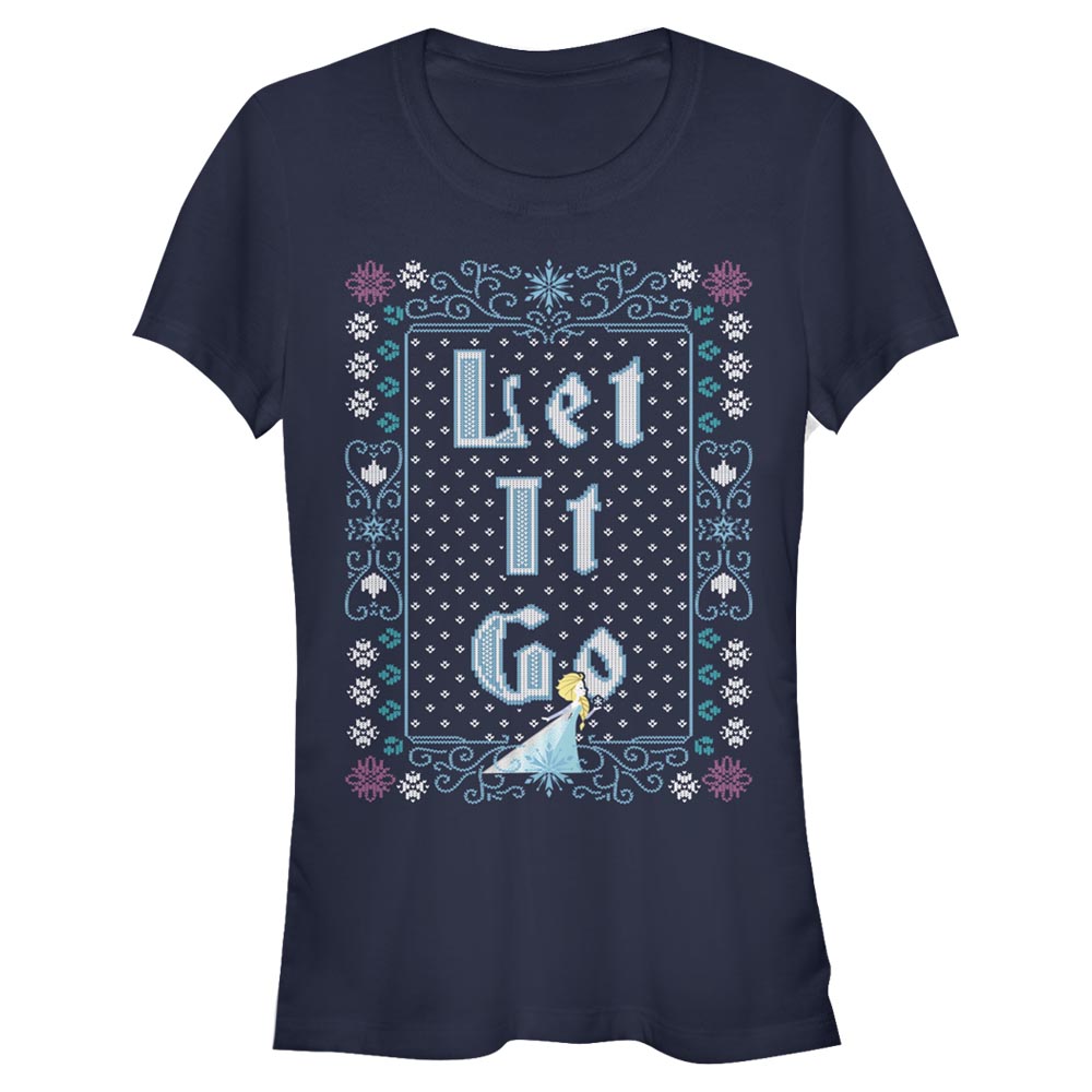 Disney - La Reine des neiges - Elsa Let It Go Ugly Sweater - Femme T-shirt