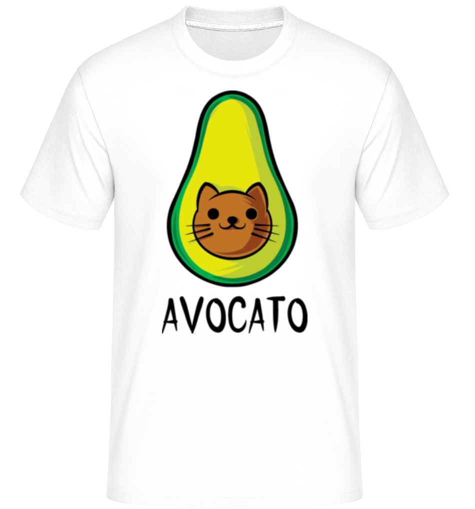 Aperçu: Avocato -  T-Shirt Shirtinator homme - Blanc - Devant