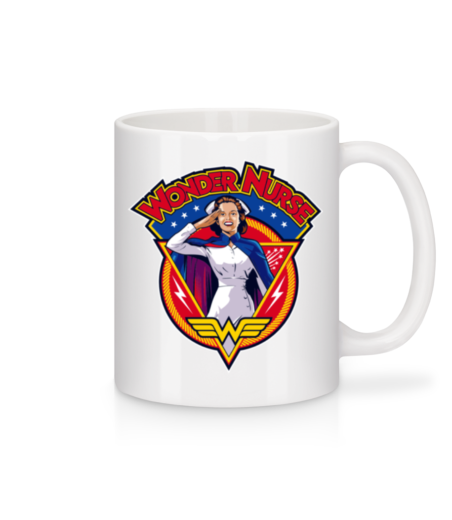Wonder Nurse · Mug en céramique blanc