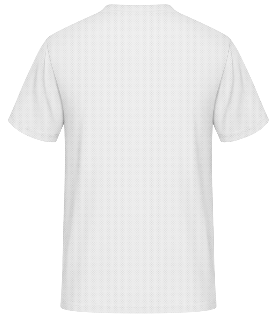 Aperçu: T-shirt Fonctionnel Hommes - Blanc - Derrière
