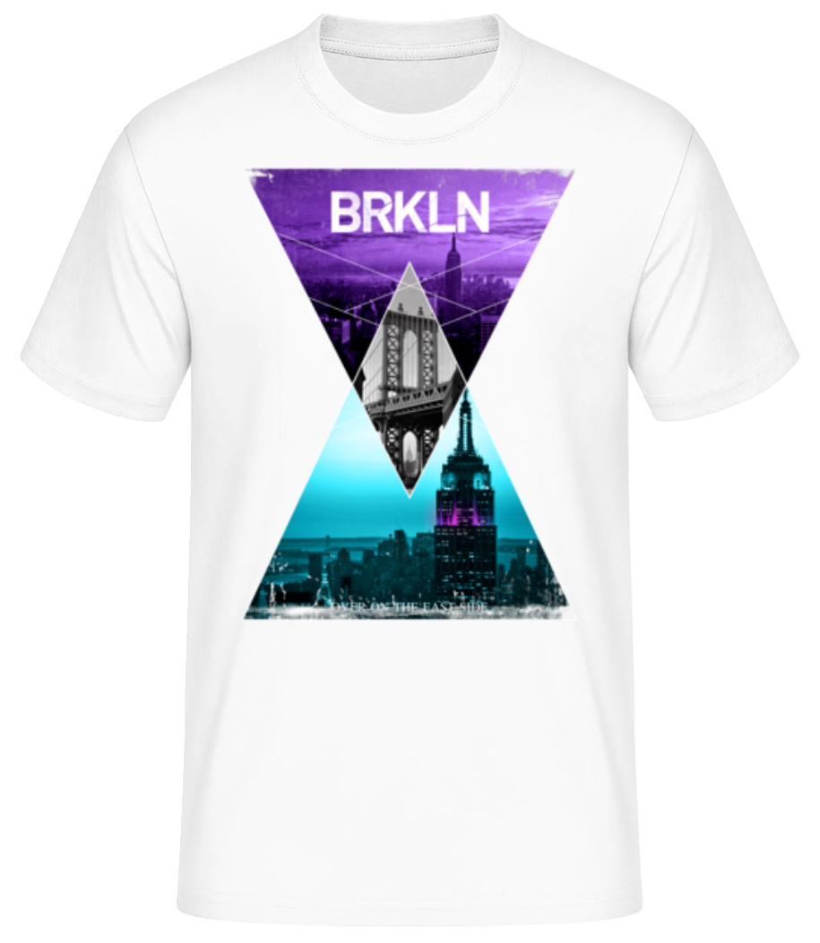 Brooklyn - T-shirt standard Homme - Blanc - Devant