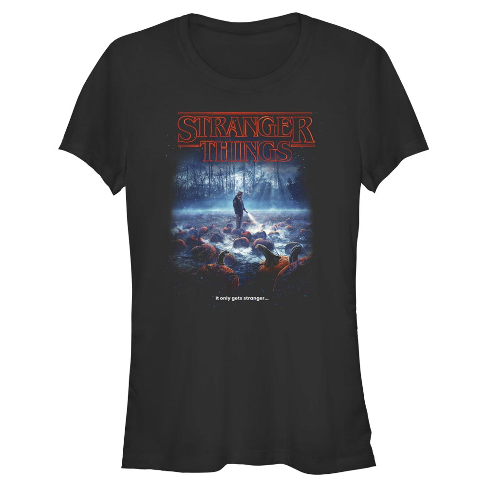 Netflix - Stranger Things - Hopper Strange Pumpkins - Halloween - Femme T-shirt