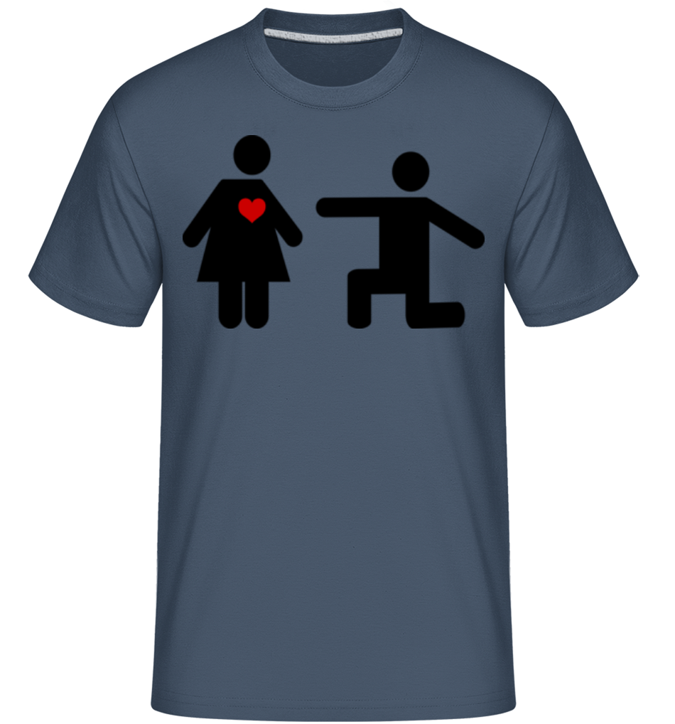 Femme Et Homme Et Cœur Logo ·  T-Shirt Shirtinator homme