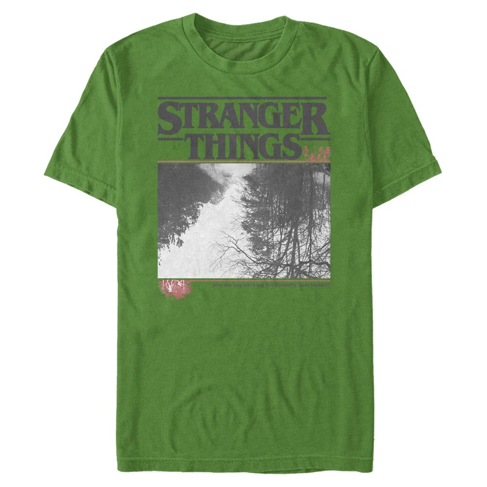 Netflix - Stranger Things - Logo Upside Photo - Männer T-Shirt
