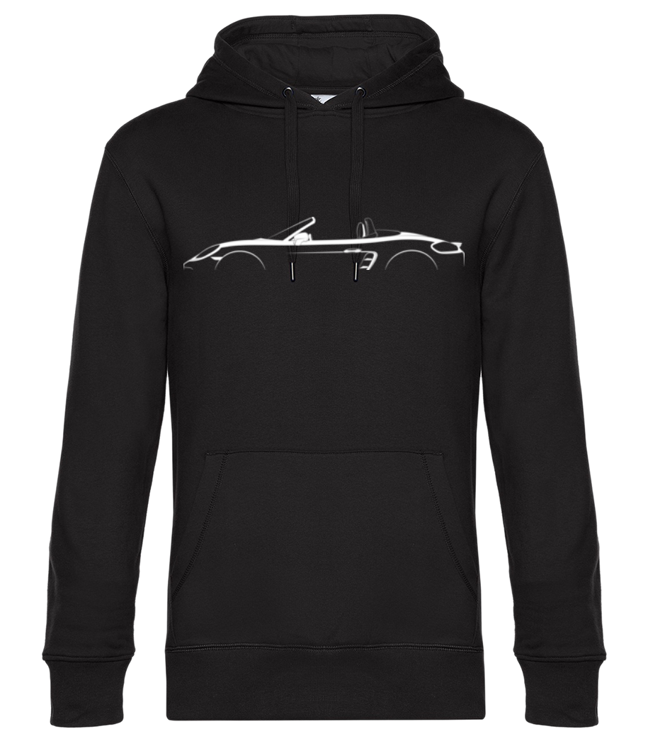 'Porsche 718 Boxster 982' Silhouette · Sweat à capuche standard homme