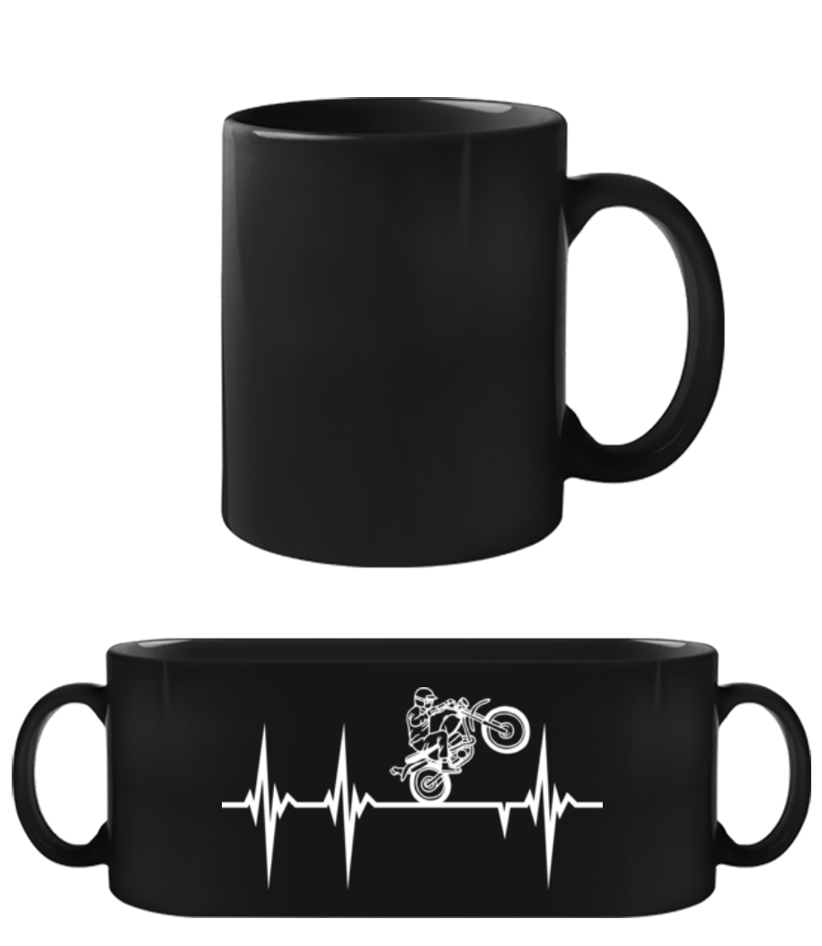 Battement De Cœur De Moto · Tasse Noire