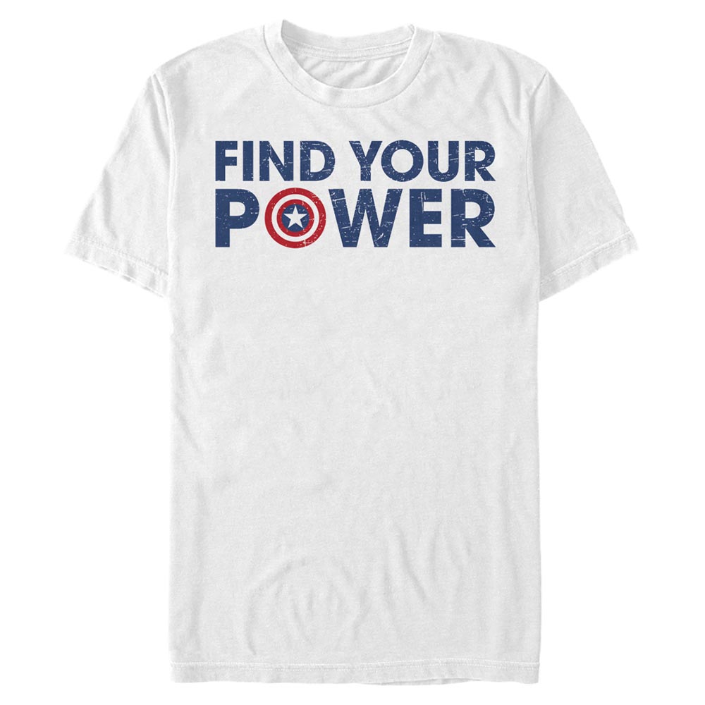 Marvel - Avengers - Captain America Shield Power - Homme T-shirt