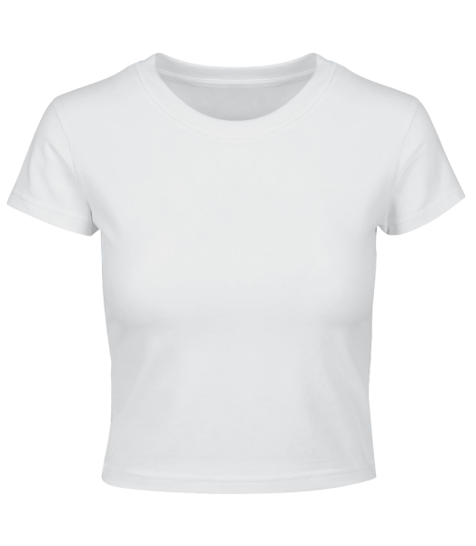 Crop T-Shirt - Weiß - Vorne