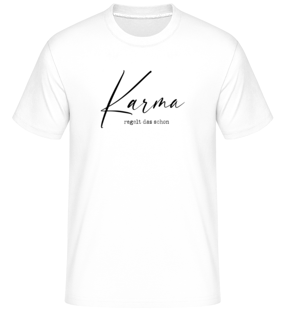 Karma Regelt Das Schon · Shirtinator Männer T-Shirt