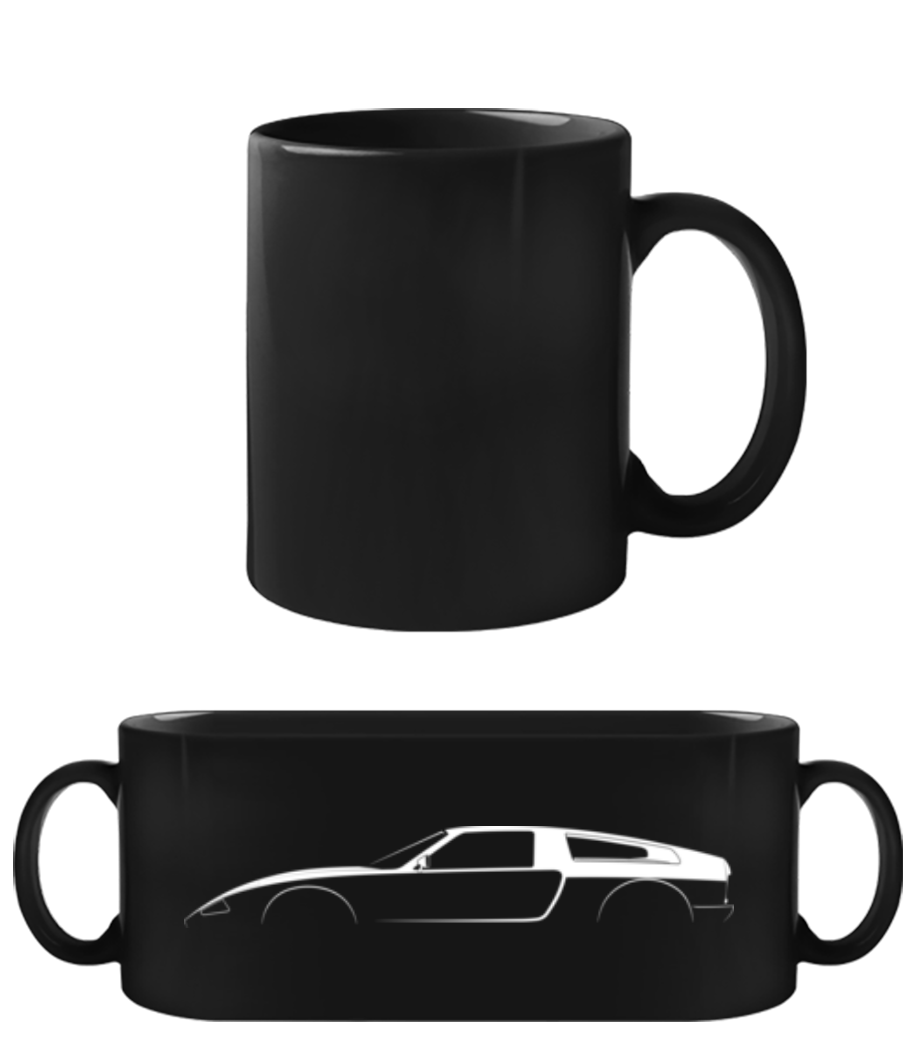 'Mercedes-Benz C-Class W202' Silhouette · Tasse Noire