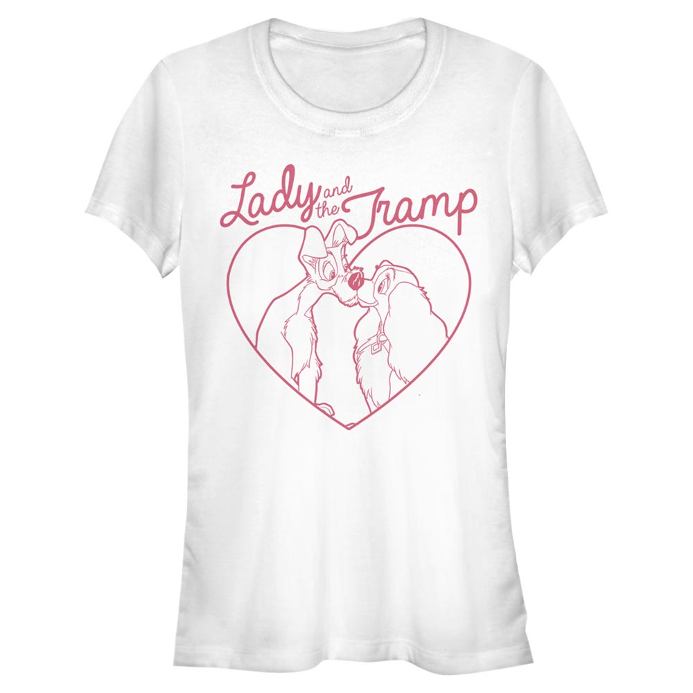 Disney Classics - La Belle et le Clochard - La Belle et le Clochard Love Pups - Valentine's Day - Femme T-shirt
