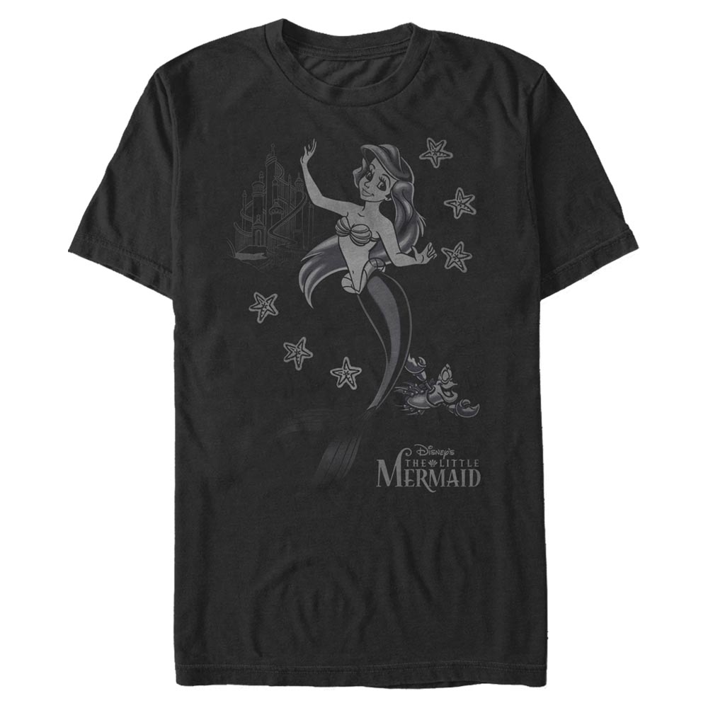 Disney - Ariel La Petite Sirène - Ariel & Sebastian Ariel Flash - Homme T-shirt