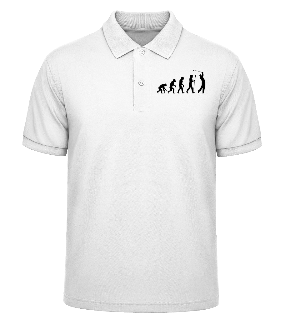 Évolution du golf · Polo en piqué fin pour hommes