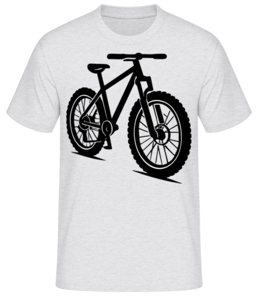 Vélo De Montagne - T-shirt standard Homme - Gris chiné - Devant