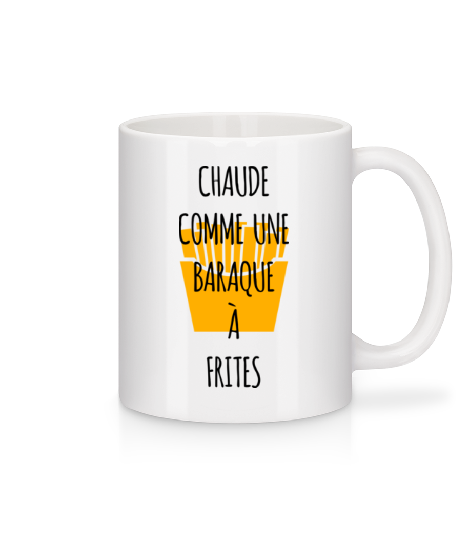 Comme Une Baraque À Frites · Mug en céramique blanc