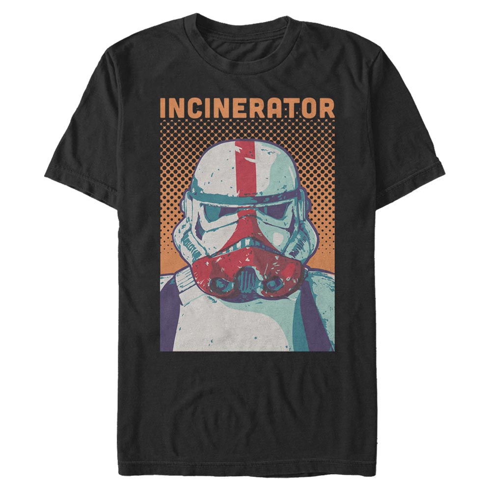Star Wars - The Mandalorian - Trooper Halftone Incinerator - Homme T-shirt