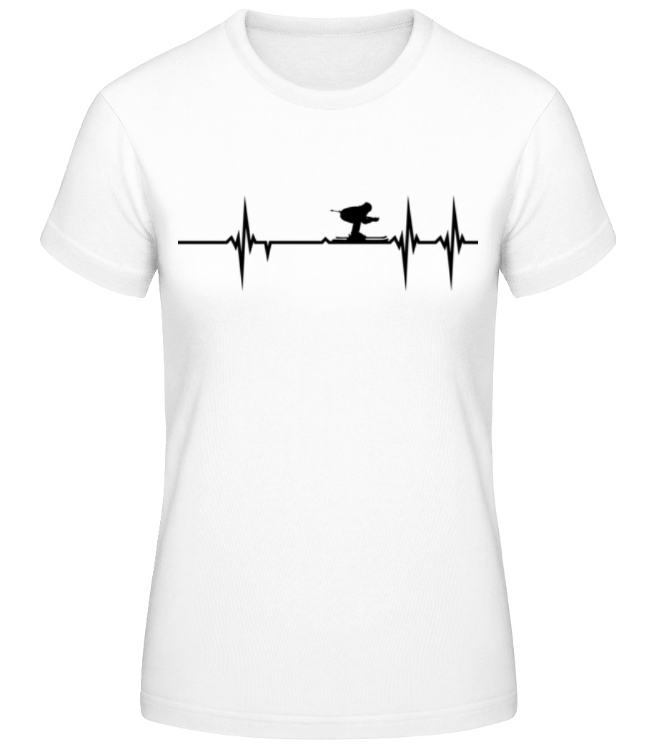 Battement de coeur de ski · T-shirt standard Femme