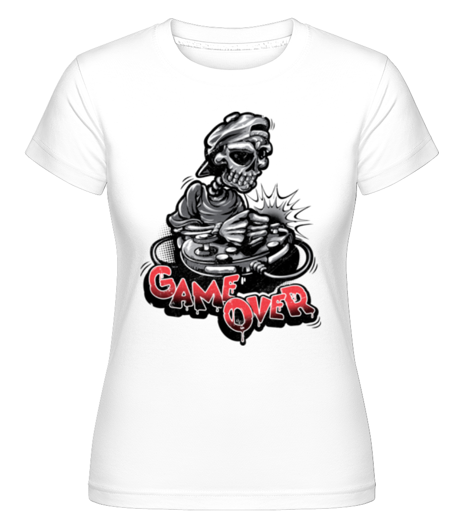 Game Over Skeleton ·  T-shirt Shirtinator femme