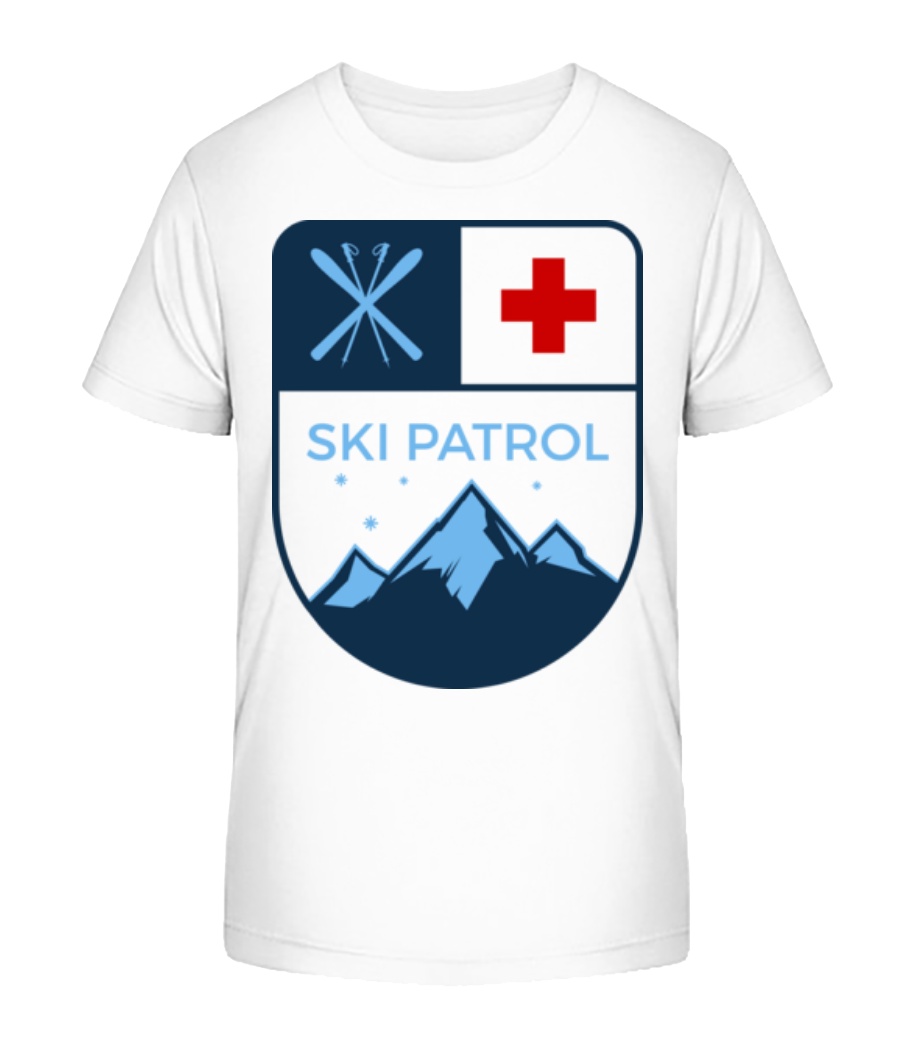 Aperçu: Skipatrol Icon - T-shirt bio Enfant Stanley Stella 2.0 - Blanc - Devant