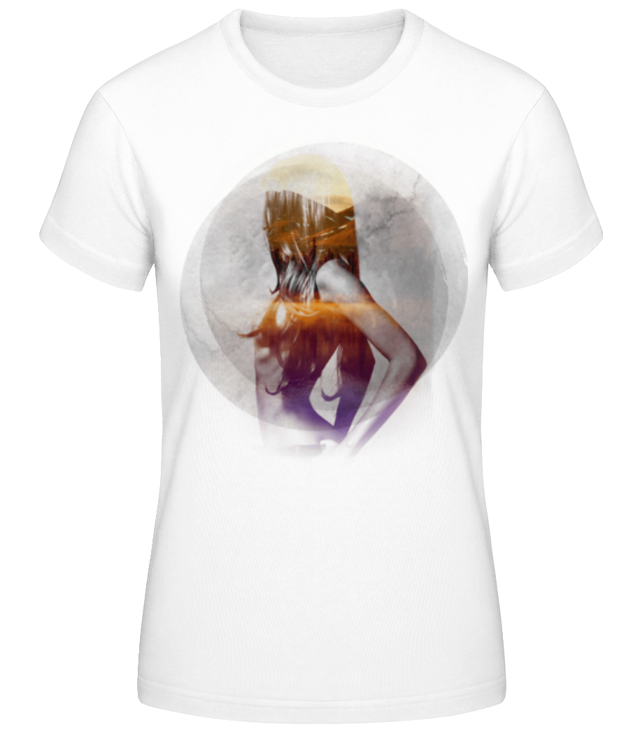Aperçu: Modèle Moderne - T-shirt standard Femme - Blanc - Devant