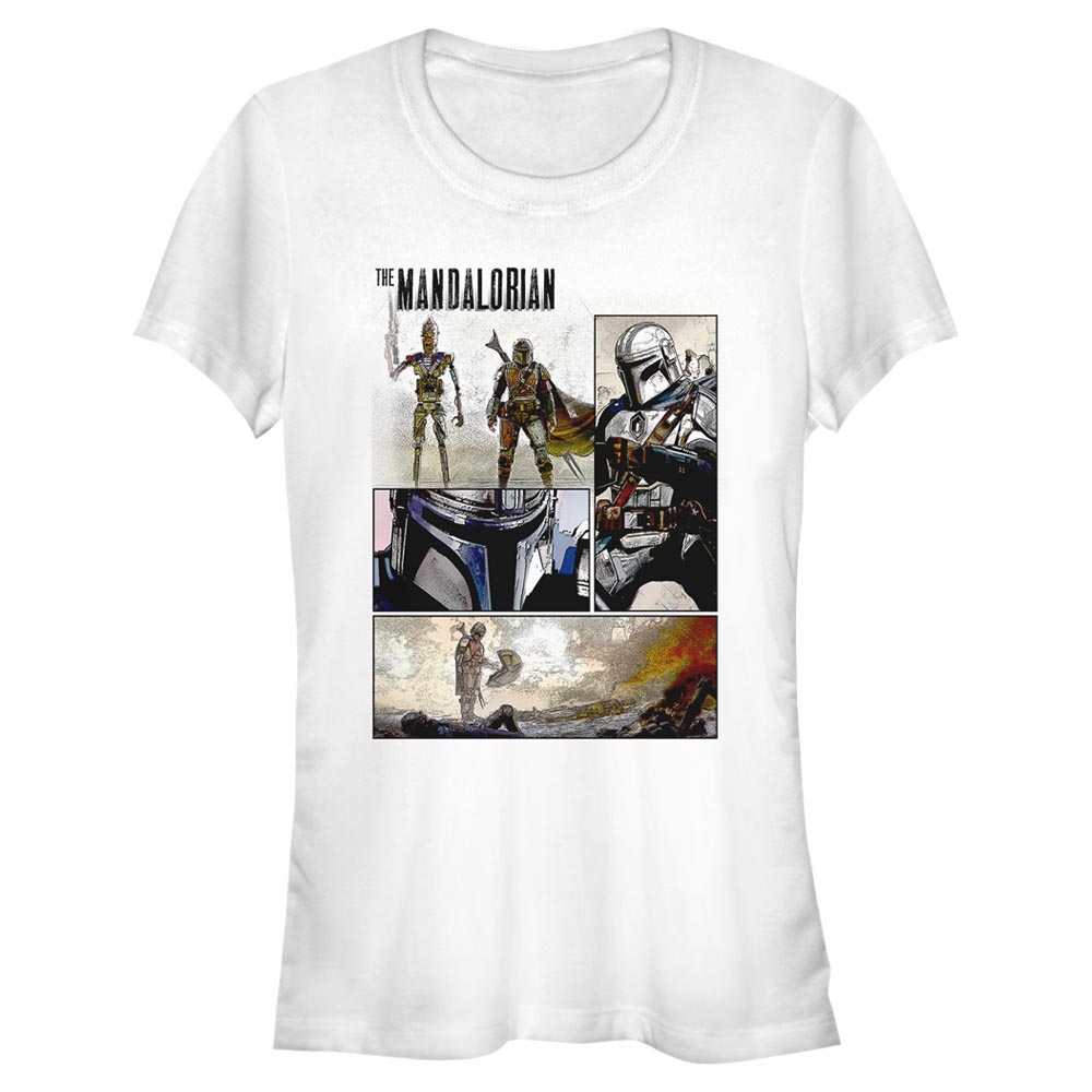 Star Wars - The Clone Wars - Gruppe ComicBook Panel - Frauen T-Shirt