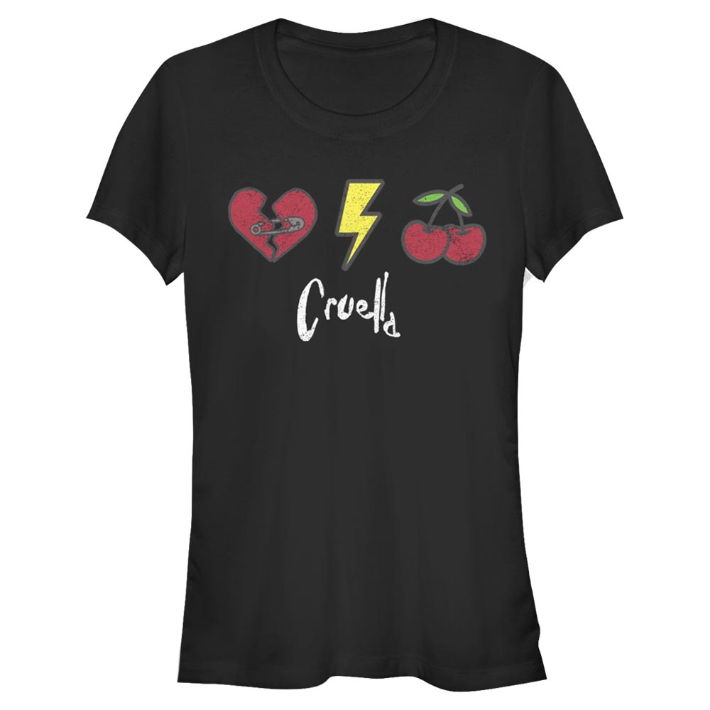 Disney Classics - Cruella - Logo Cruella Patches - Femme T-shirt