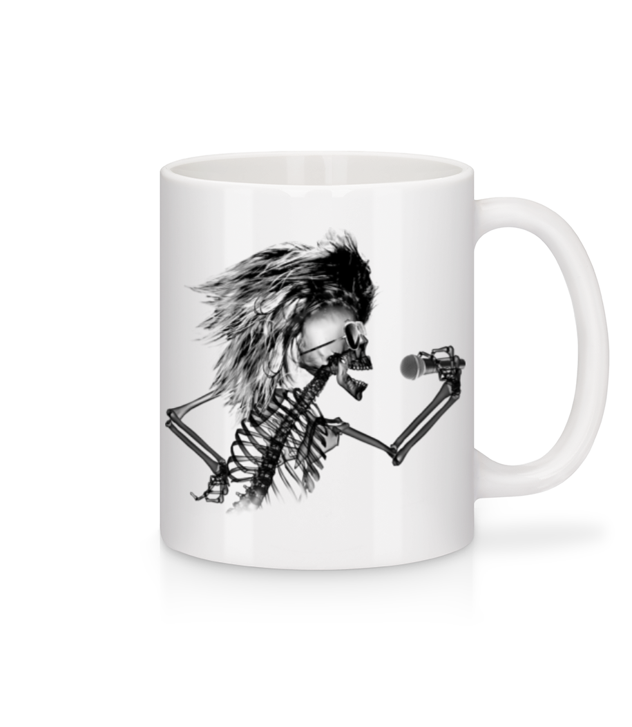 Squelette Chantant · Mug en céramique blanc