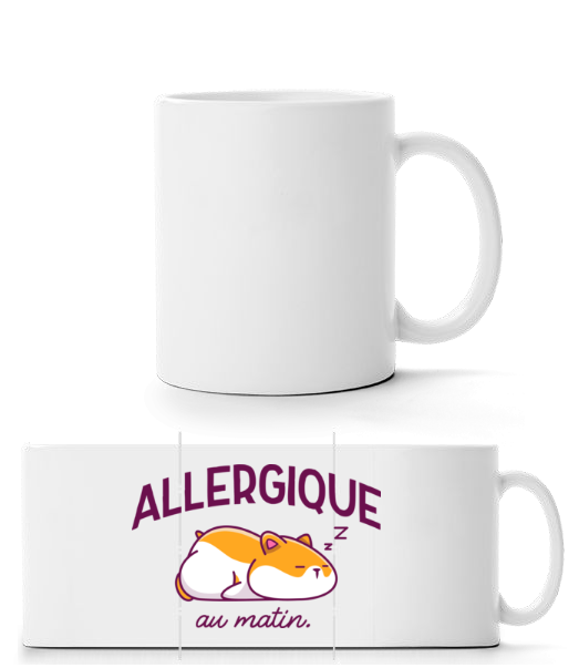 Allergique Au Matin · Mug panorama
