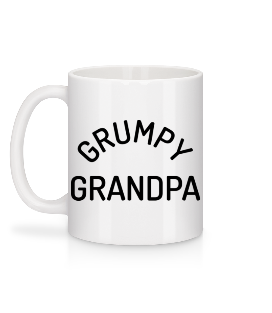 Grumpy Grandpa - Mug en céramique blanc - Blanc - Derrière