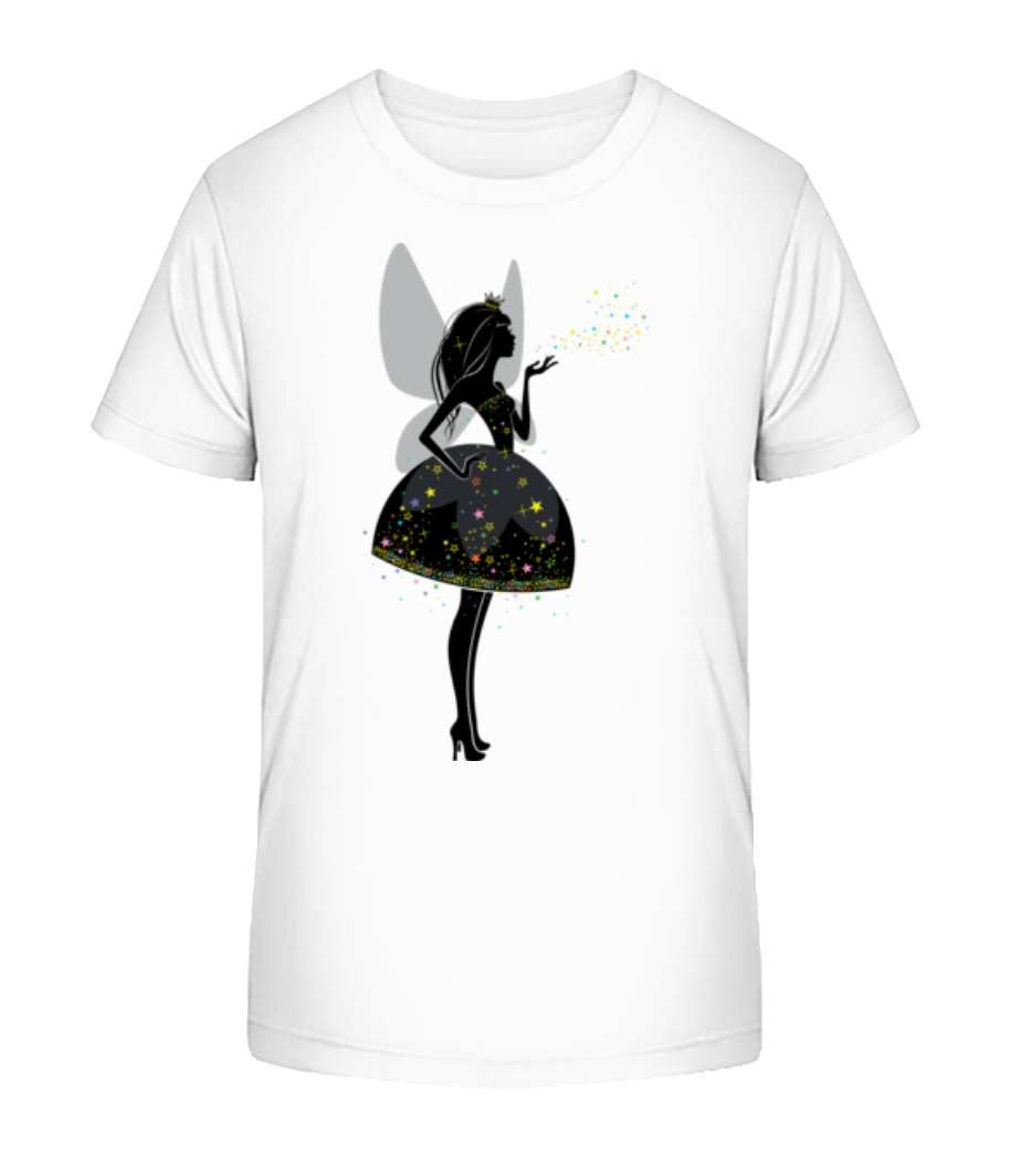 Aperçu: Fée Des Princesses - T-shirt bio Enfant Stanley Stella 2.0 - Blanc - Devant