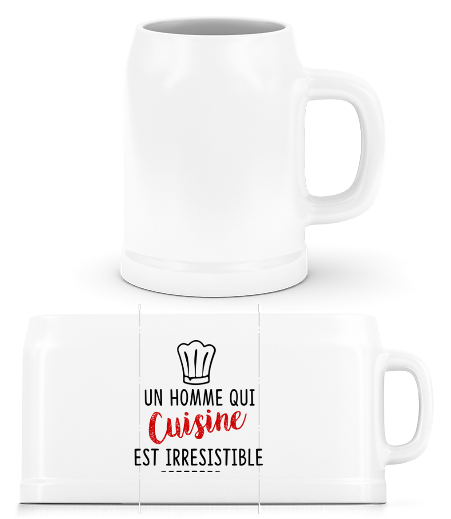 Un Homme Qui Cuisine · Chope de bière