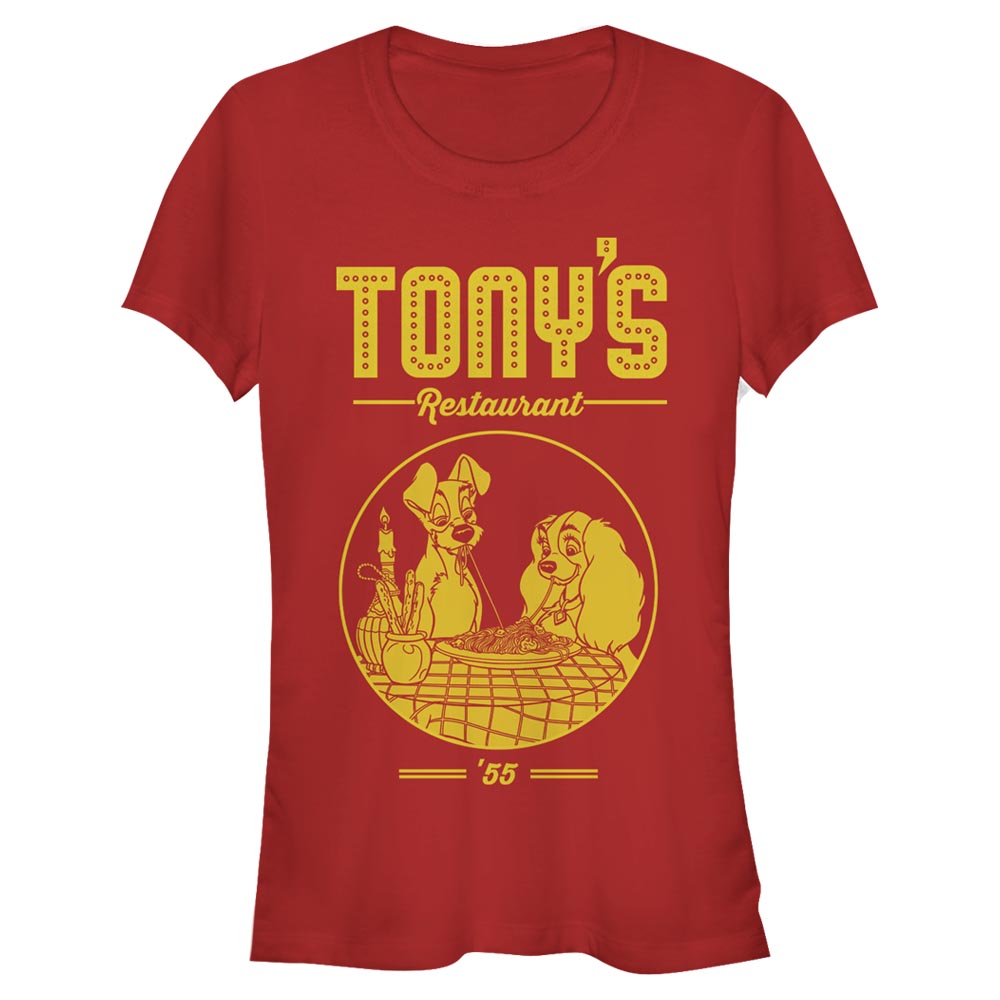 Disney Classics - La Belle et le Clochard - La Belle et le Clochard Tonys Restaurant - Femme T-shirt