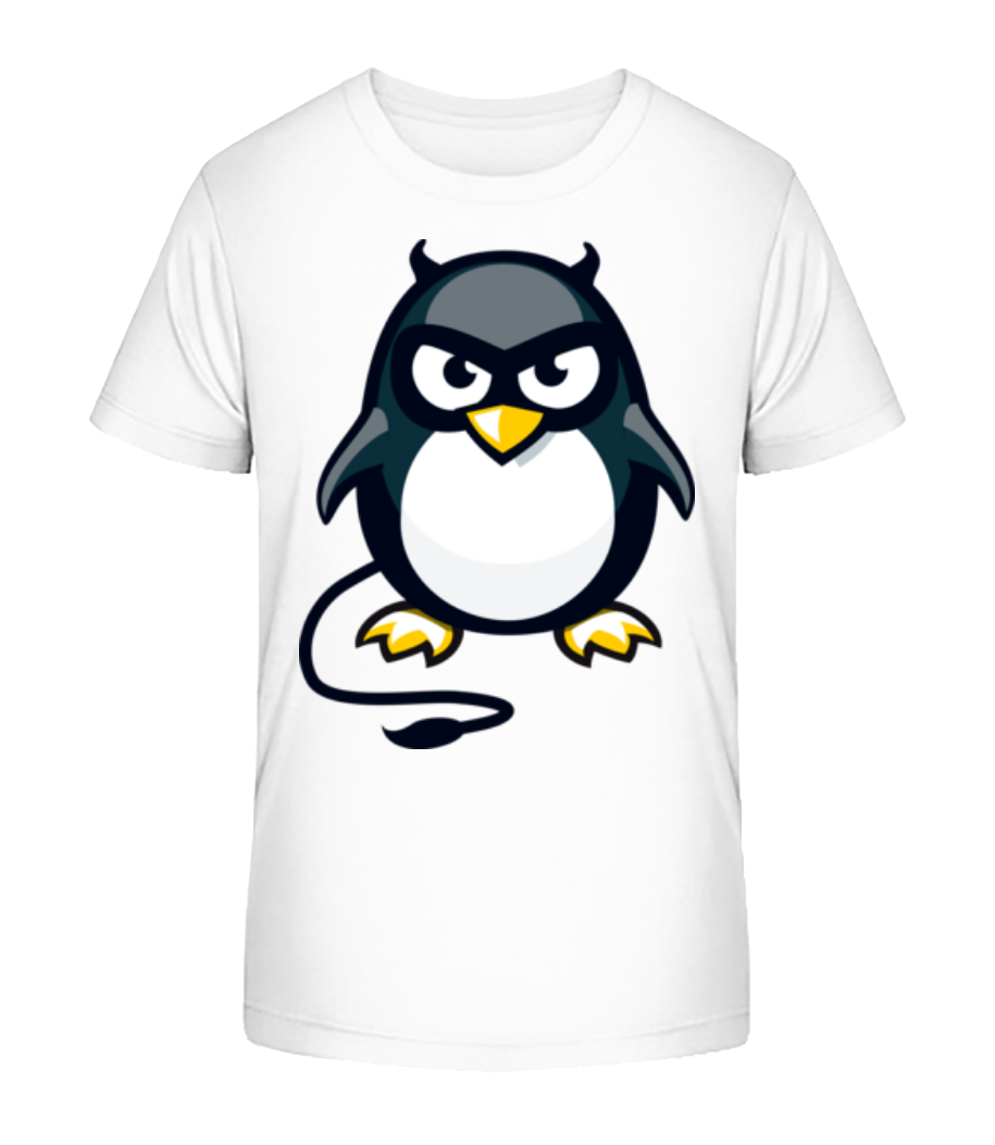 Aperçu: Devil Penguin - T-shirt bio Enfant Stanley Stella 2.0 - Blanc - Devant
