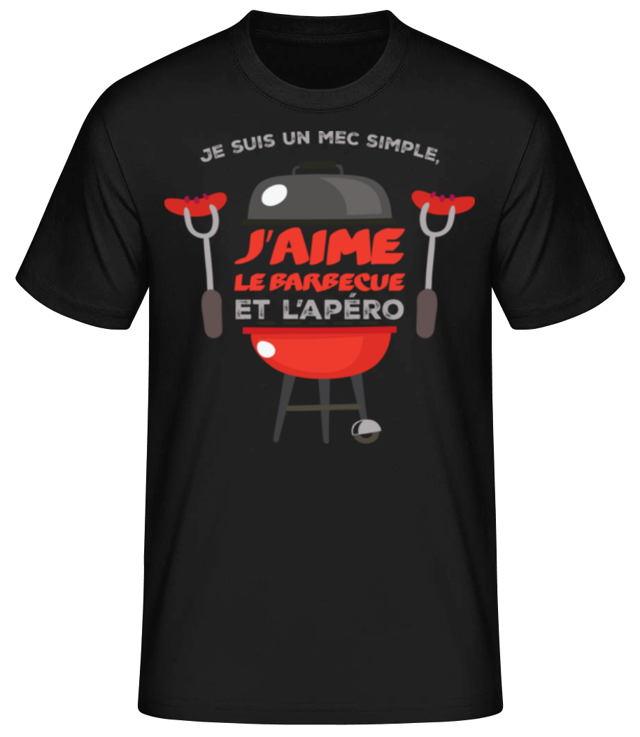 J’aime Le Barbecue Et L’apéro · T-shirt standard Homme