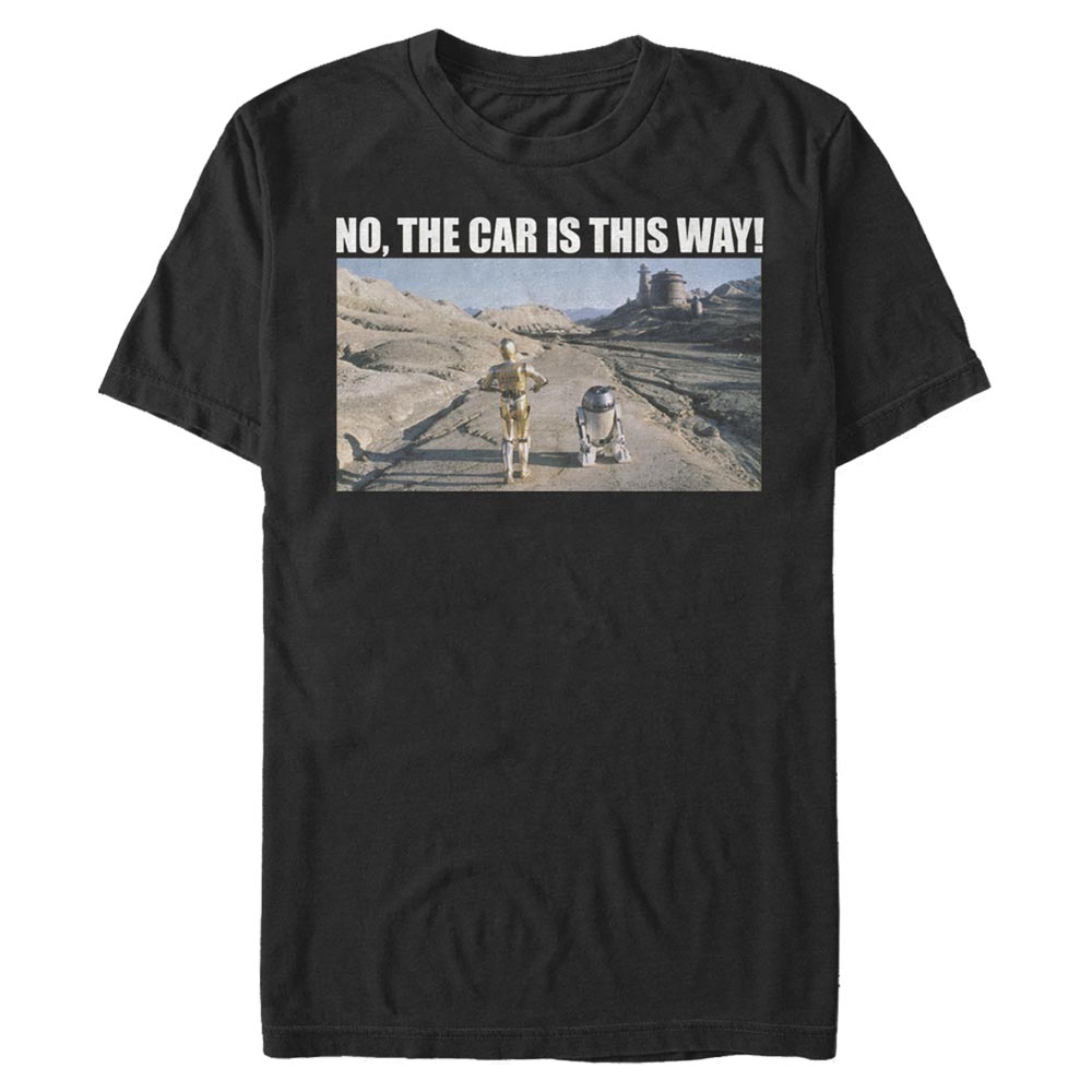 Star Wars - R2-D2 & C-3PO Where's The Car - Homme T-shirt