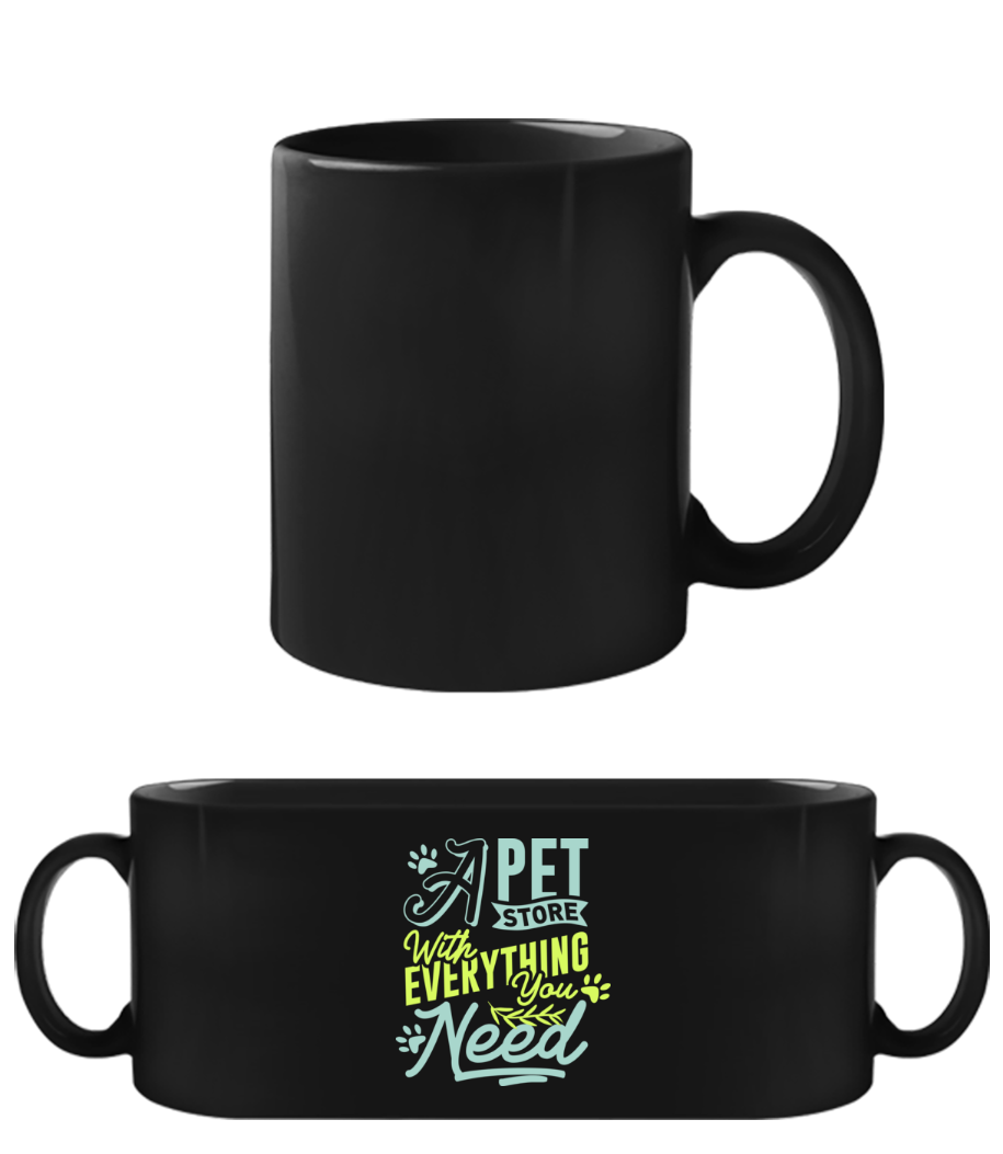 A Pet Store With Everything You Need · Tasse Noire