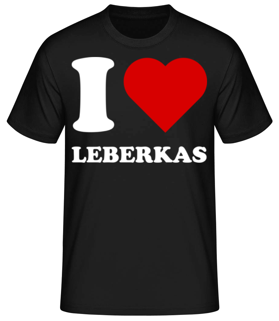 I Love Leberkas · Männer Basic T-Shirt