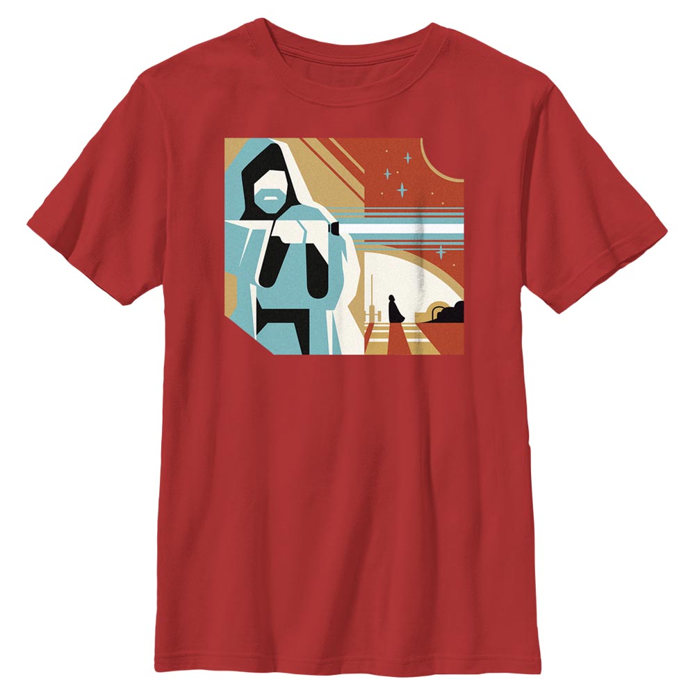 Star Wars - Obi-Wan Kenobi - Obi-Wan Kenobi & Darth Vader Geometric Obi Wan - Kinder T-Shirt