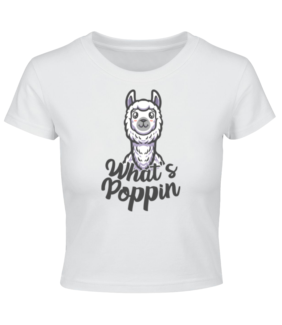 What's Poppin · Crop top