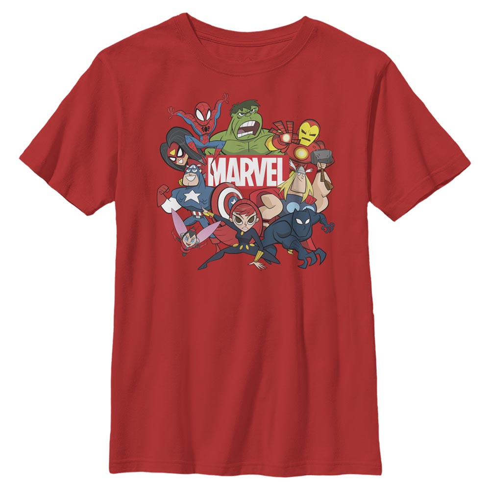 Marvel - Avengers - Avengers Group Retro - Enfant T-shirt