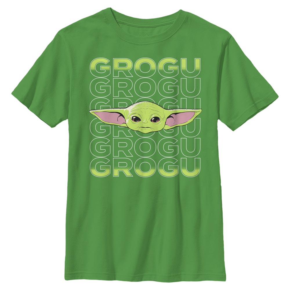 Star Wars - The Mandalorian - Grogu Big Face - Enfant T-shirt