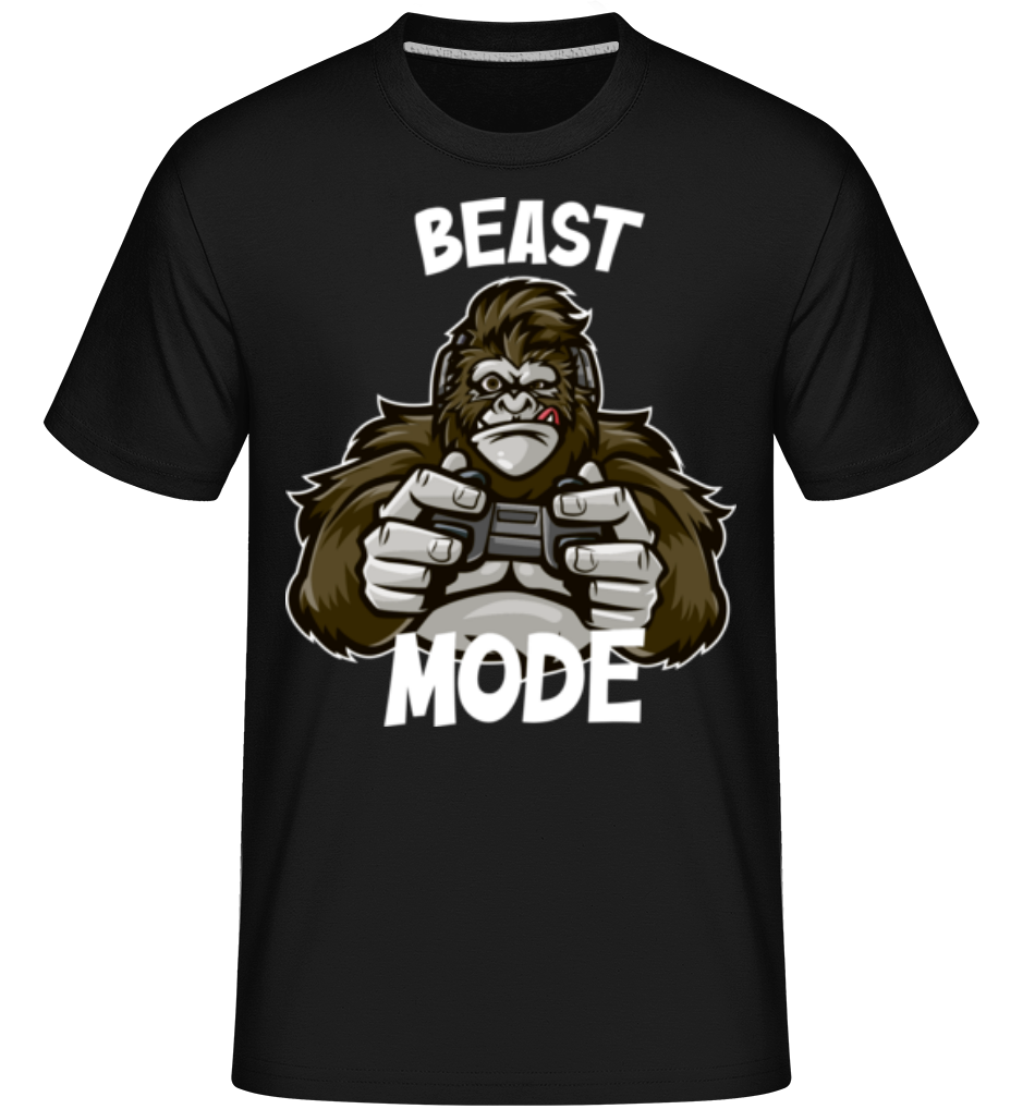 Aperçu: Beast Mode -  T-Shirt Shirtinator homme - Noir - Devant