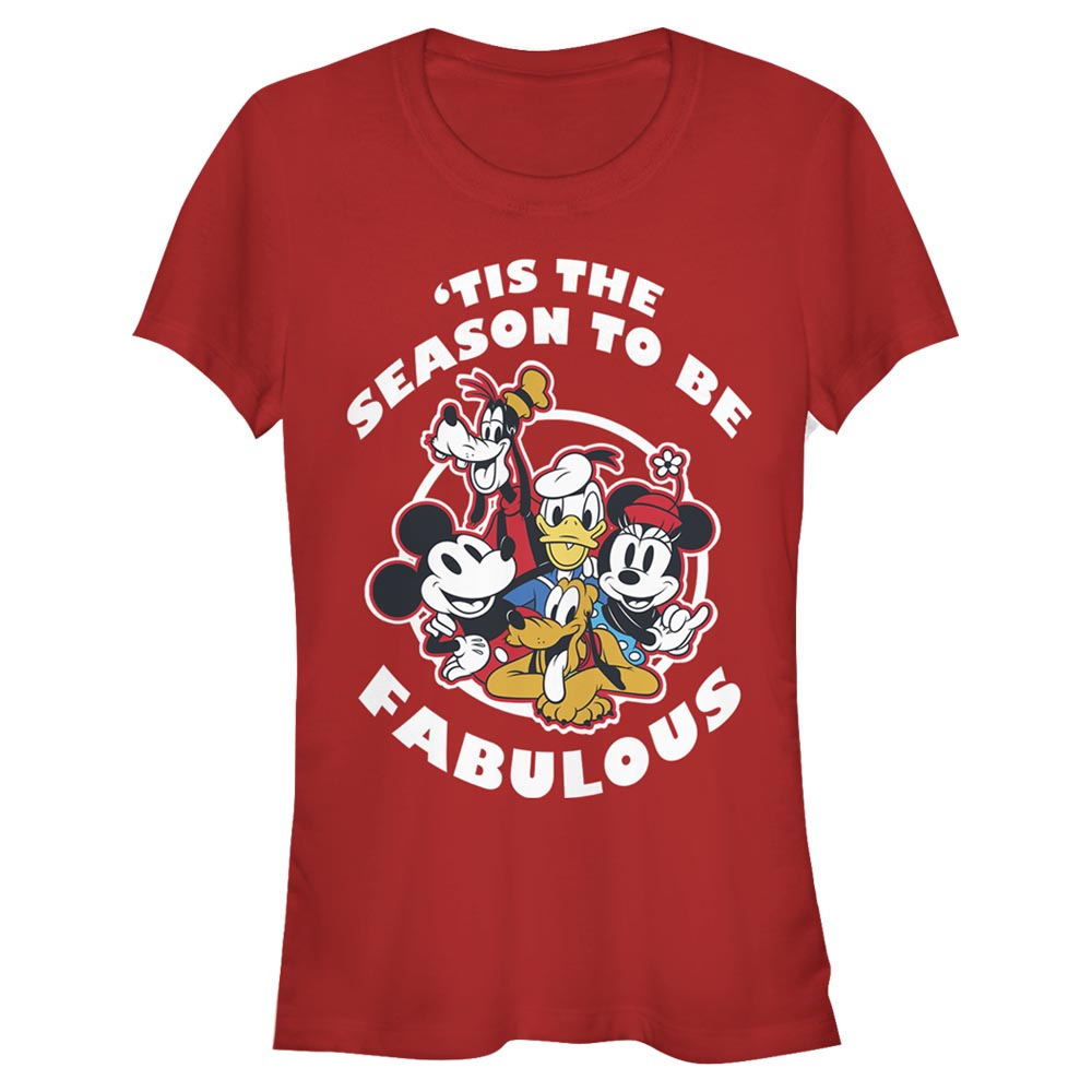 Disney Classics - Mickey Mouse - Photo de groupe Fabulous Holiday - Christmas - Femme T-shirt