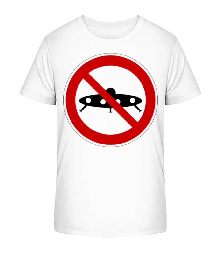 OVNIS interdits - T-shirt bio Enfant Stanley Stella 2.0 - Blanc - Devant