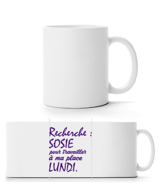 Recherche: Sosie · Mug panorama