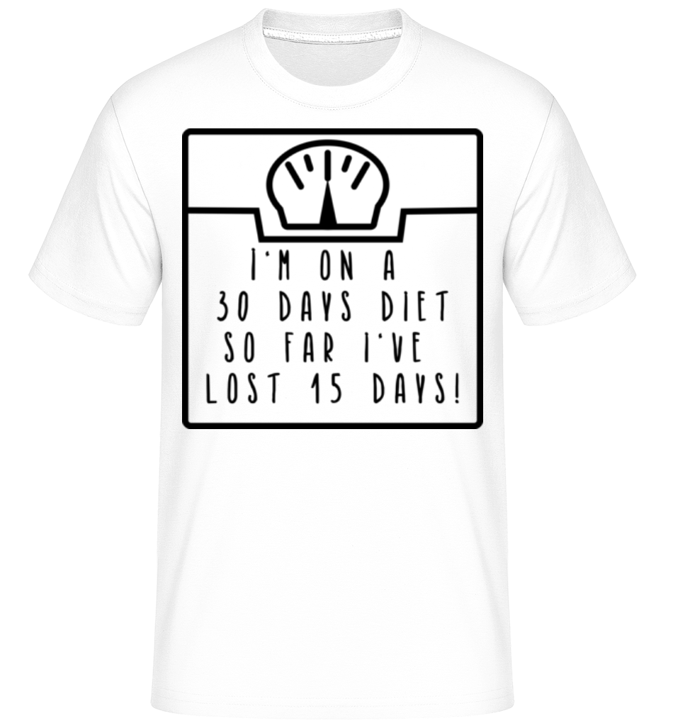 30 Days Diet ·  T-Shirt Shirtinator homme