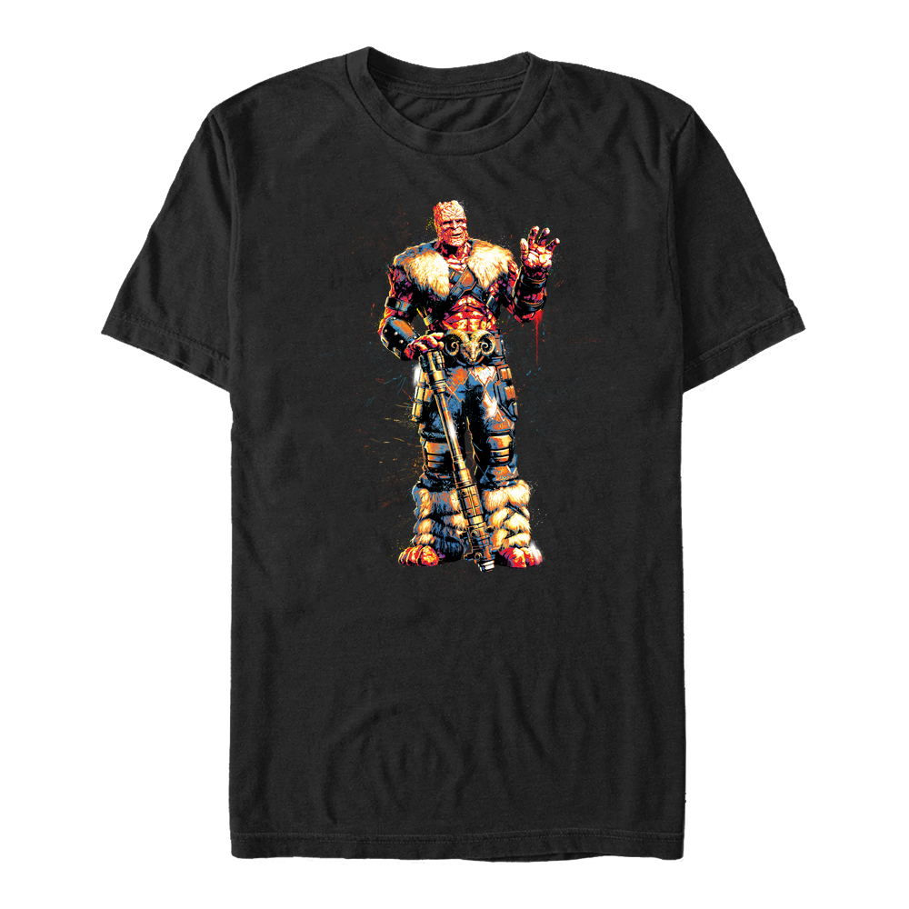 Marvel - Thor Love and Thunder - Korg Splatter Paint - Homme T-shirt