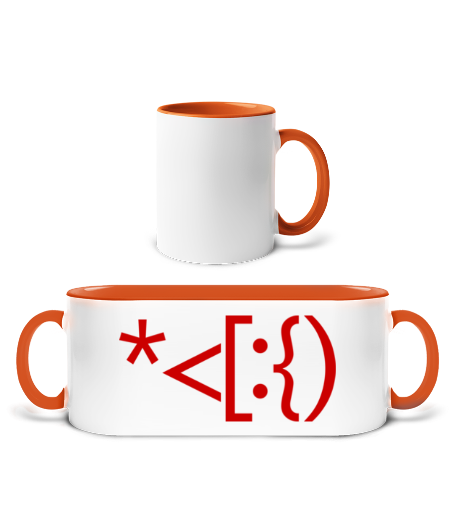 Blanc / Orange